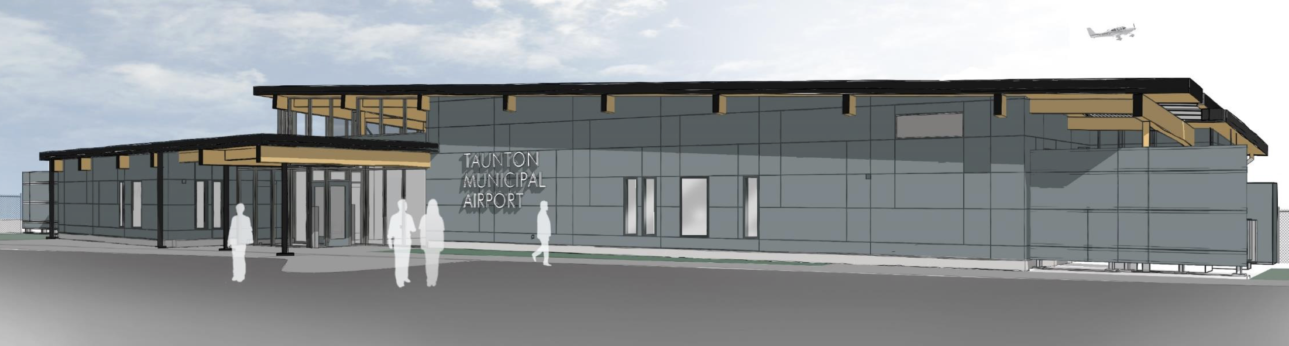 ECO Cladding Taunton Municipal Airport Hci.10 Subframing System