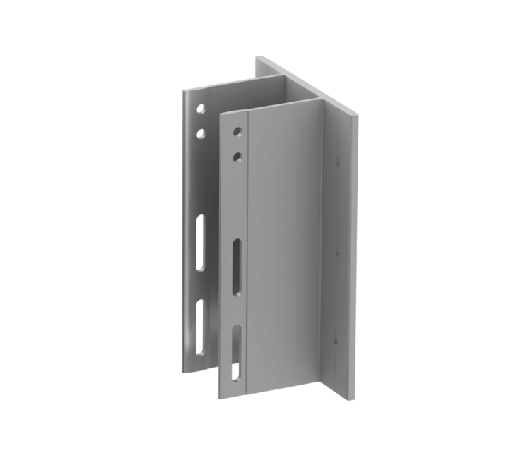 Alpha E Aluminum Wall Brackets are designed to be fixed to concrete floor slabs. 