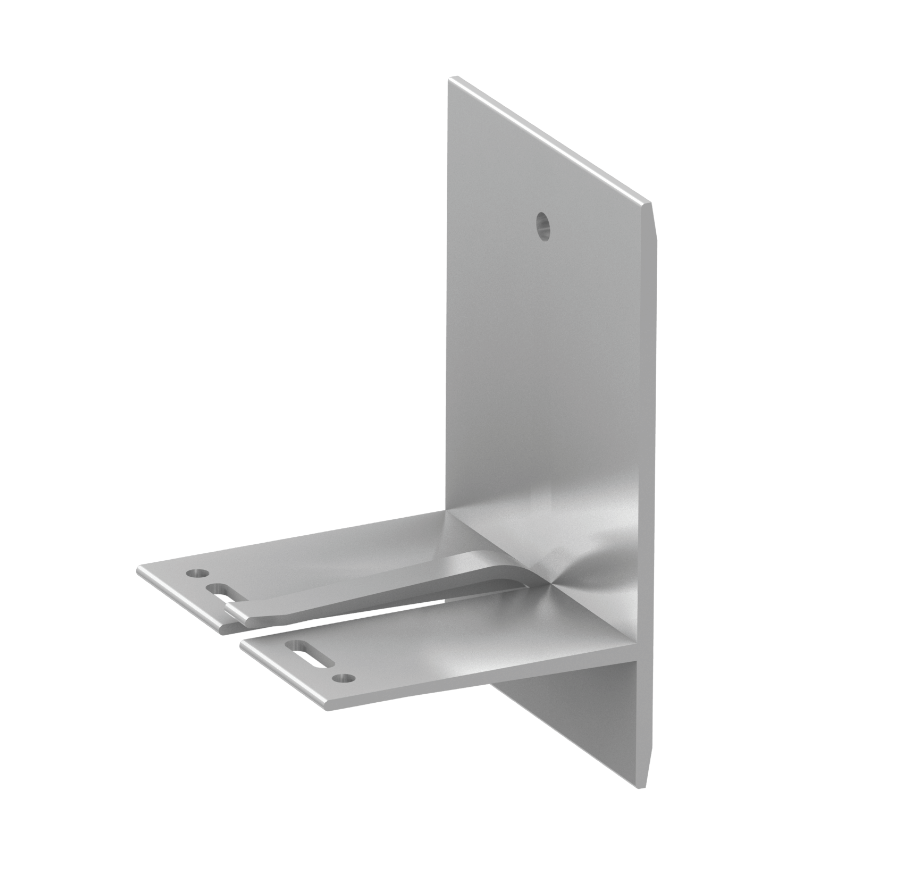 Alpha H Aluminum Wall Brackets are designed for horizontally oriented CI Subframing