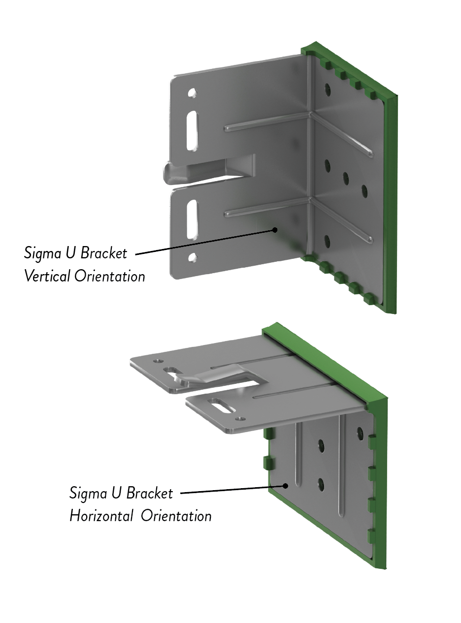 ECO Cladding Sigma Universal Stainless Steel Thermal Wall Bracket 