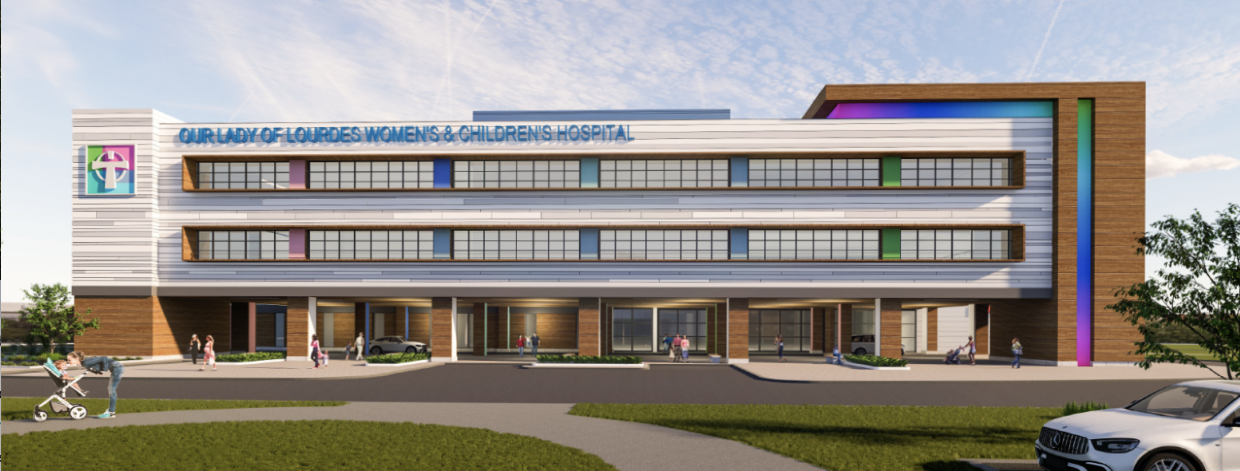 ECO Cladding Our Lady of Lourdes Women’s & Children’s Hospital - Lafayette, LA