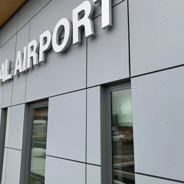 ECO Cladding Taunton Municipal Airport Hci.10 Subframing System