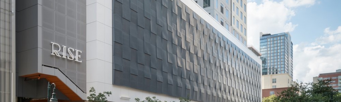 ECO Clading Eci Slab to Slab Solution for Nueces Tower - Austin, TX