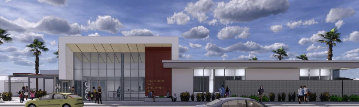 College of the Desert Child ECO Cladding Subframing System with Rainscreen Fundermax HPL Panels