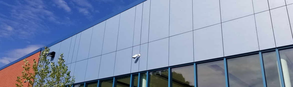 Stephen Oley Elementary School Reclad with High Density Fiber Cement Panels and ECO Cladding Subframing