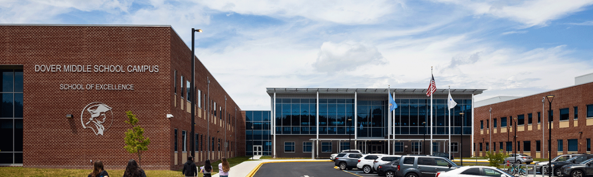 ECO Subframing Systems for ACM and UHPC Concrete Panels for Dover Middle School's New Campus