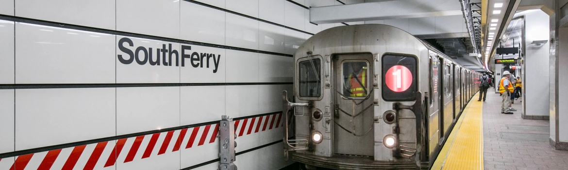 ECO Cladding Vci.40 subframing system NYC ﻿Transit Authority Whitehall Station New York