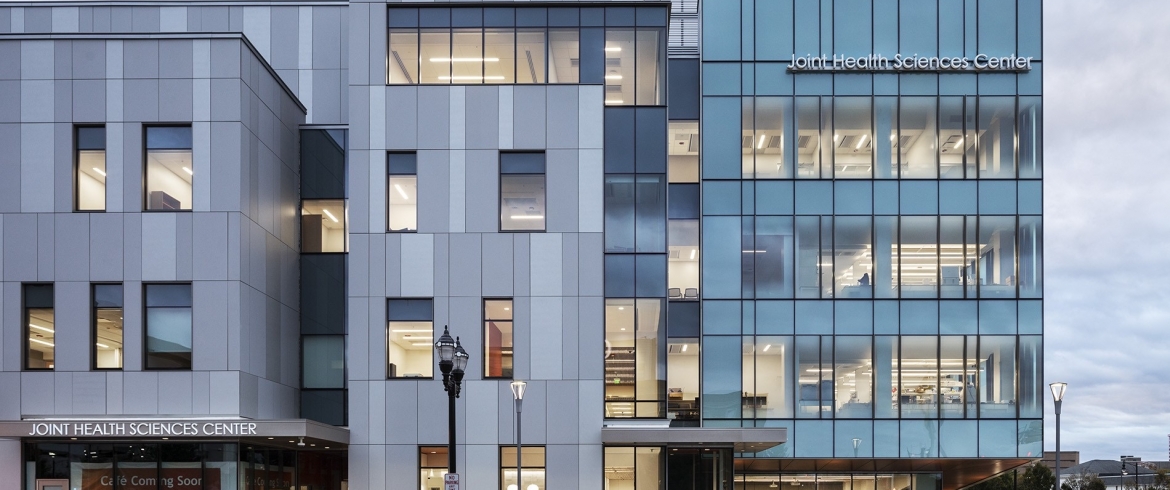 Joint Health Sciences Center - HOK - Alpha Vci.40 System for Fiber Cement Panels