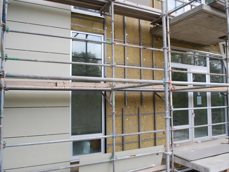 ECO Alpha Wall Brackets Advantages Fewer AIr Barrier Penetrations