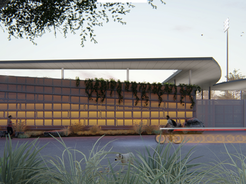 ECO Cladding Gansevoort Peninsula Park Pavilion Vci.10 System