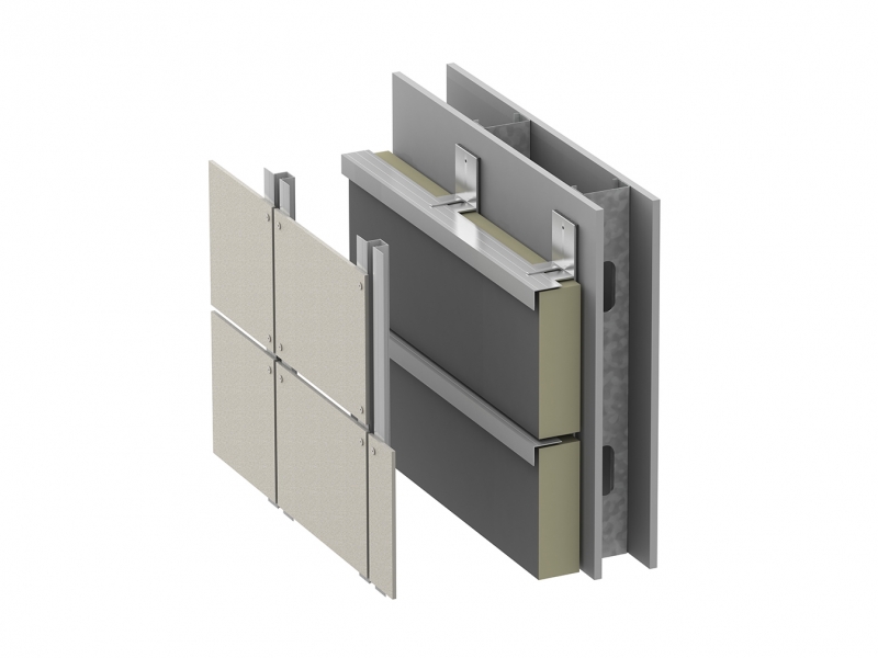ECO Cladding Wall Section