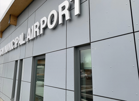 ECO Cladding Taunton Municipal Airport Hci.10 Subframing System