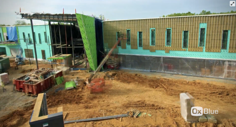 ECO Cladding Alpha Wall Brackets - Fairfield County Library Installation Time-lapse 