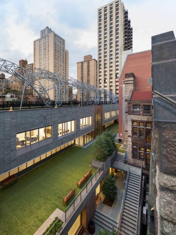 Roger Partners Trinity School Renovation ECO Cladding Slate IPE Wood Rainscreen Systems